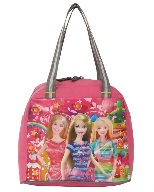 IRY Lunch Tiffin Bag for School Office Picnic Waterproof Lunch Bag Waterproof Lunch Bag (Pink Barbie) - Image 4