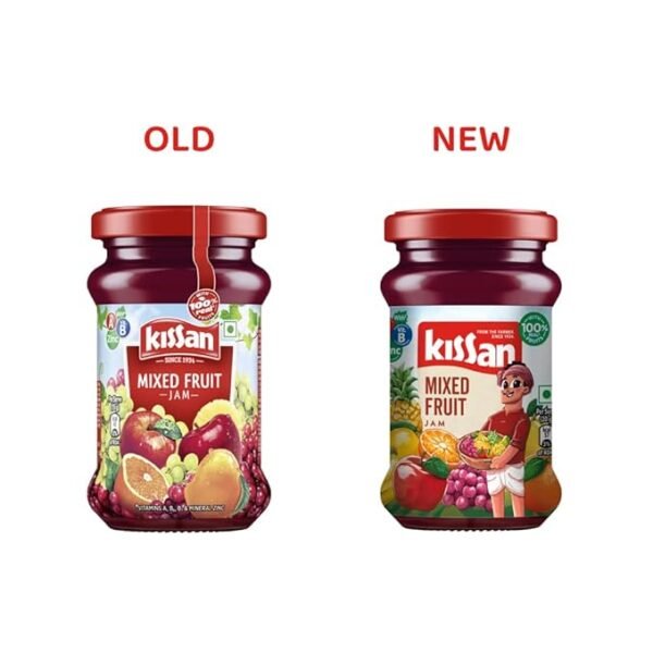 Kissan Mixed Fruit Jam , With Real Fruit Ingredients, 200 g - Image 3