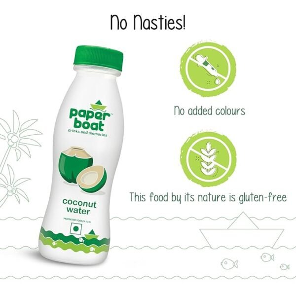 Paper Boat Coconut Water, Refreshing Coconut Flavour, Vital Minerals (Pack of 6, 200ml Each) - Image 3