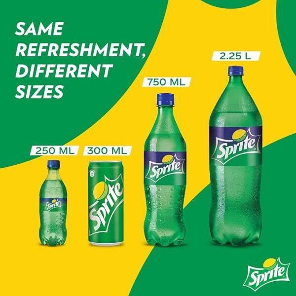 Sprite Lemon-Lime Flavoured Cool Drinks | Refreshing Taste250 ml Single Bottle -1