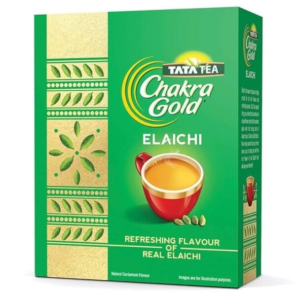 ata Tea Chakra Gold Elaichi Dust Tea Refreshing Flavour & Aroma of Real Elaichi | 250 Gm