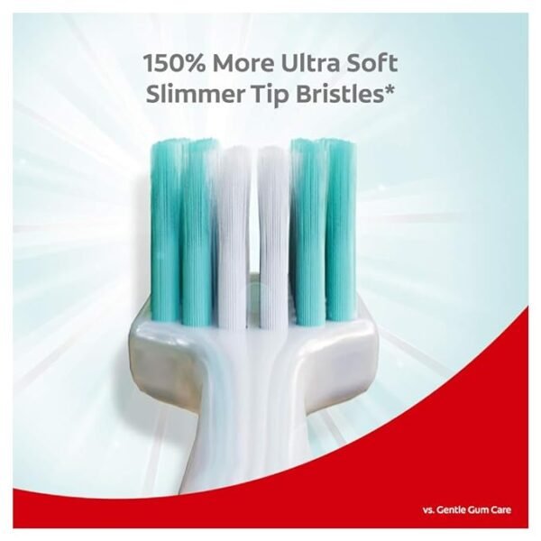 Colgate Gentle Enamel Ultra Soft Bristles  4 Pcs (Buy2 Get 2), Soft Bristles for Enamel Care - Image 3