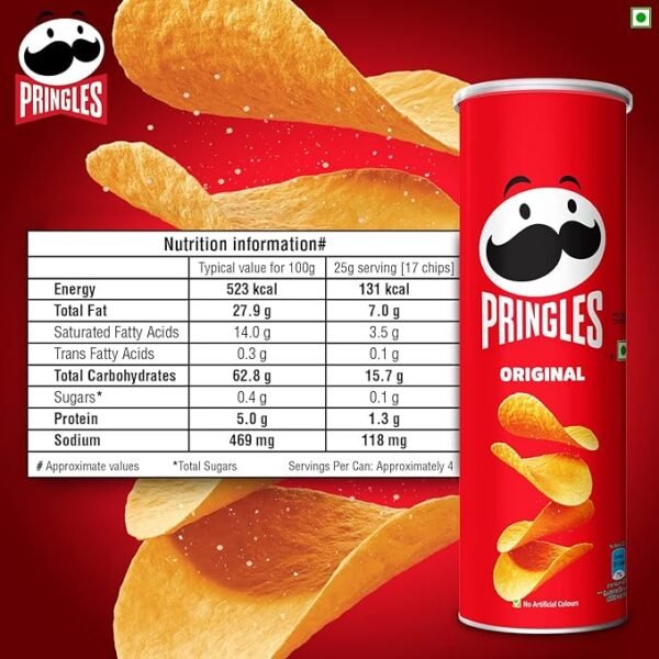 Pringles Original | Potato Chips | Classic Salted Potato Chips | Crispy Snack - Image 5