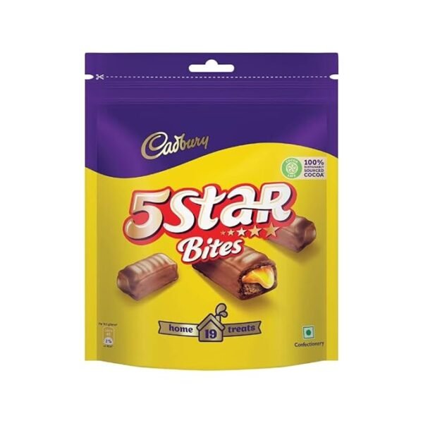 Cadbury 5 Star Chocolate Home Treats Chocolates Bars, 191.9 g