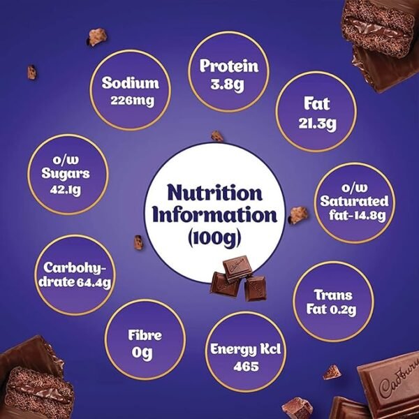 Cadbury Chocolate Chocobakes Choclayered Cakes, 114 Gram(Pack Of 4) - Image 3