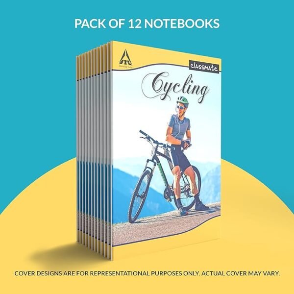 Classmate Long Notebook - 140 Pages, Single Line, 297Mm X 210Mm (Pack Of 12) - Image 3