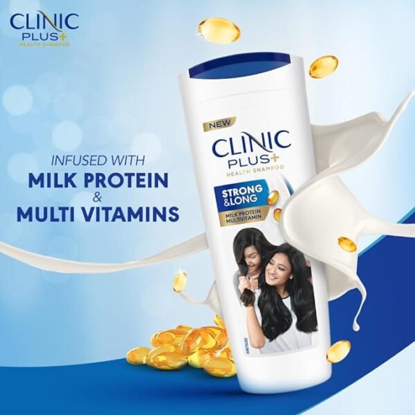 Clinic Plus Strong & Long Shampoo 1 L|| With Milk Proteins & Multivitamins for Healthy and Long Hair - Image 4