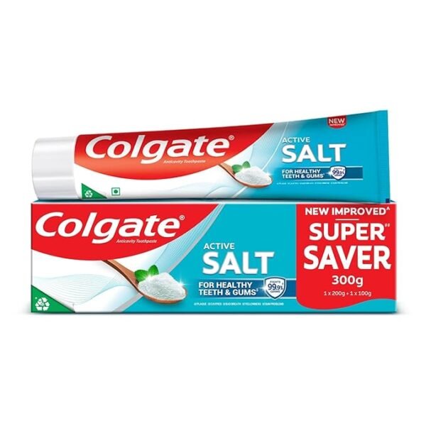 Colgate Active Salt Toothpaste,  Combo Pack of 200g+200g+100g