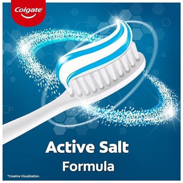 Colgate Active Salt Toothpaste,  Combo Pack of 200g+200g+100g - Image 4