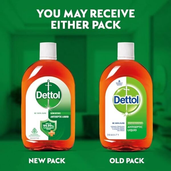 Dettol Antiseptic Liquid for First Aid , Surface Disinfection and Personal Hygiene , 550ml (Pack of 2) - Image 6