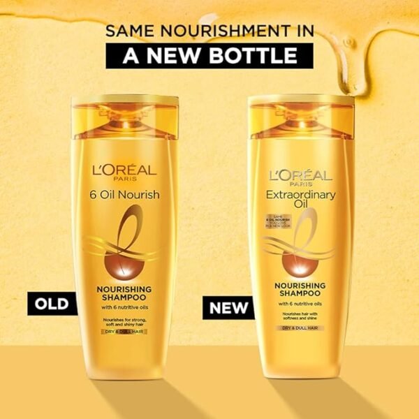 L'Oreal Paris Extraordinary Oil Nourishing Shampoo For Dry & Dull Hair, 180ml - Image 5