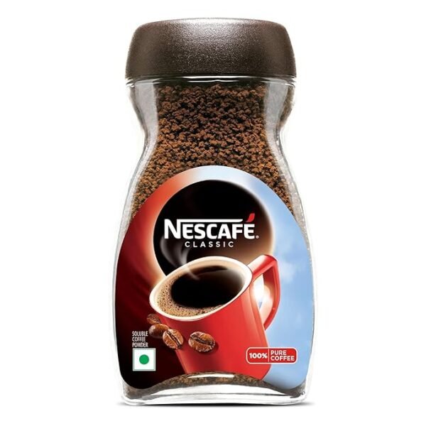 NESCAFE Classic Instant Coffee Powder |Roasted Coffee Beans | 100% Pure Coffee | 190g