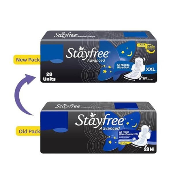 Stayfree Advanced Xxl|Combo Packs 84 Pads| 2X Faster 2X Better Coverage|Up To 12 Hours Of Protection - Image 6