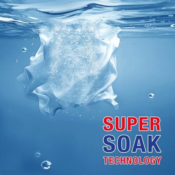 Surf Excel Quick Wash Detergent Powder 1 Kg, Washing Powder With Lemon & Bleach To Remove Tough Stains On Clothes - Image 5