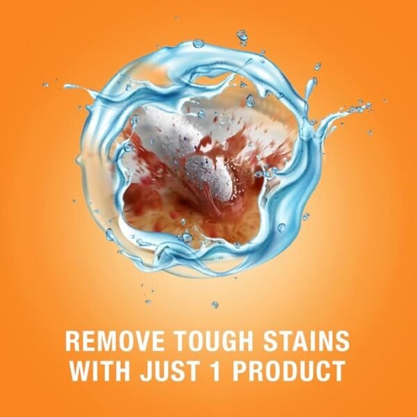 Surf Excel Quick Wash Detergent Powder 1 Kg, Washing Powder With Lemon & Bleach To Remove Tough Stains On Clothes - Image 3