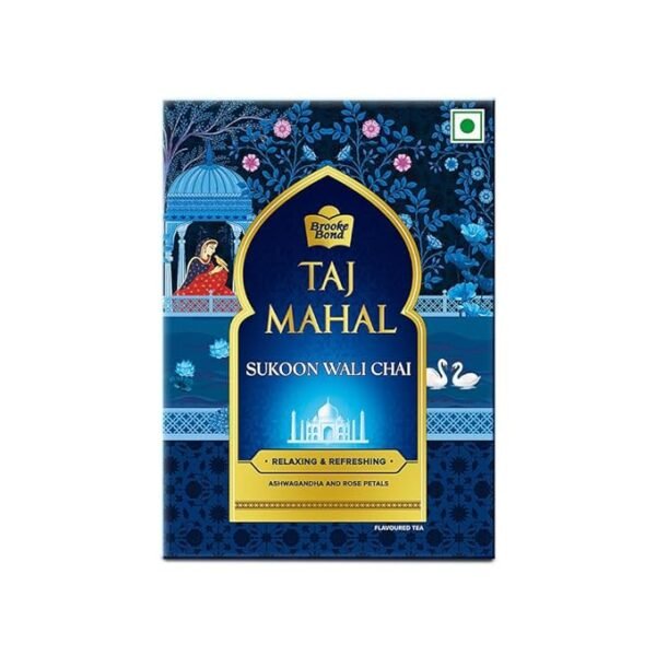 Taj Mahal Sukoon Wali Chai - 250gms | Ashwagandha and Rose | Relaxing & Refreshing Tea