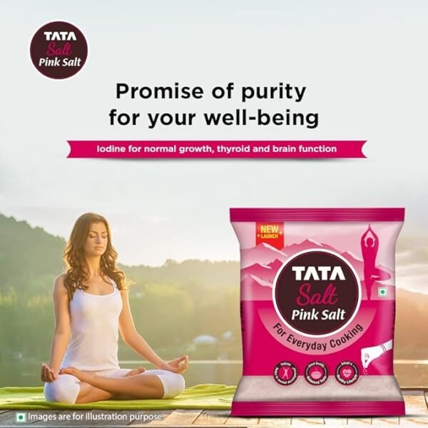 Tata Salt Pink Salt, 1kg, Rock Salt for Everyday Cooking, Iodized Rock Salt - Image 4