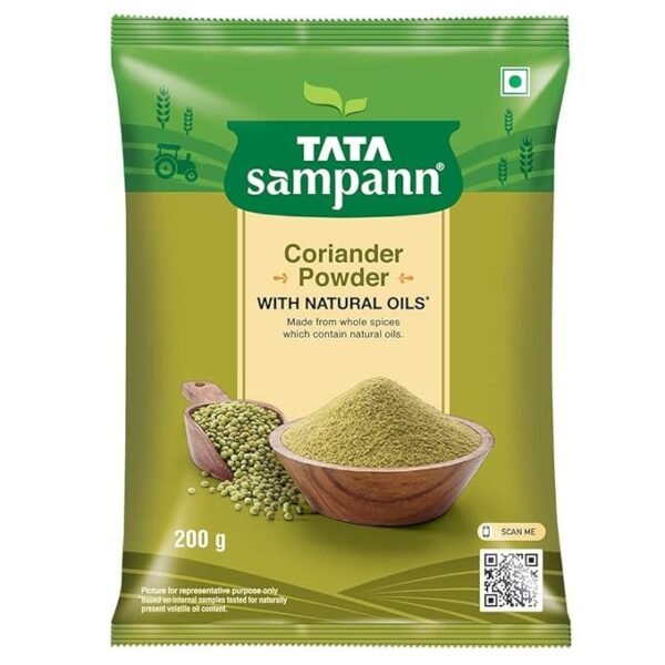 Tata Sampann Coriander Powder With Natural Oils, ధనియాల పొడి (dhaniyala podi),Dhania Powder-200g