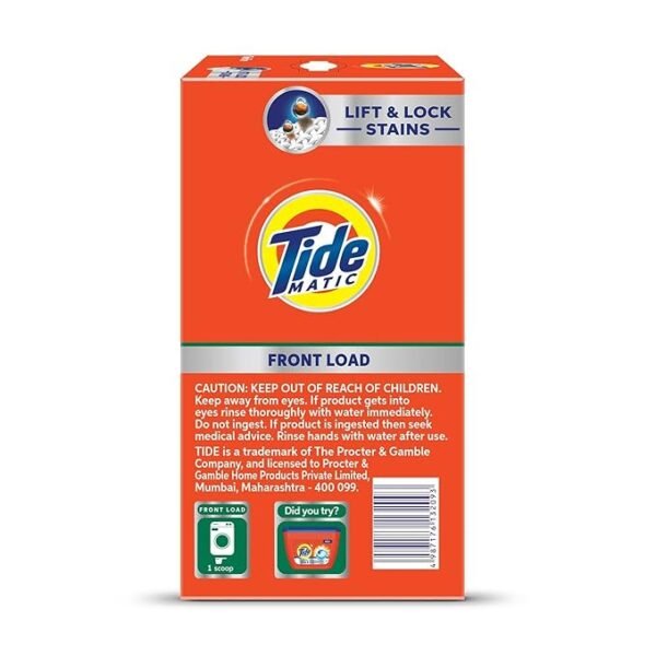 Tide Matic Front Load Detergent Powder (2+1 Kg), Pack of 1 - Image 5