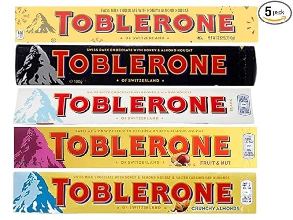 Toblerone Switzerland Chocolate Bars (100 gr Each)-Sigle Piece