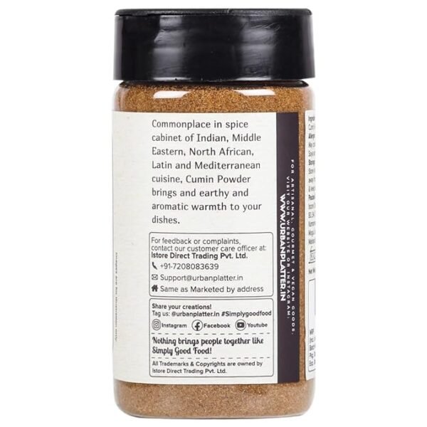 Urban Platter Cumin Seed (Jeera) Powder,జీలకర్ర పొడి,(JILAKARRA PODI)-100g - Image 6