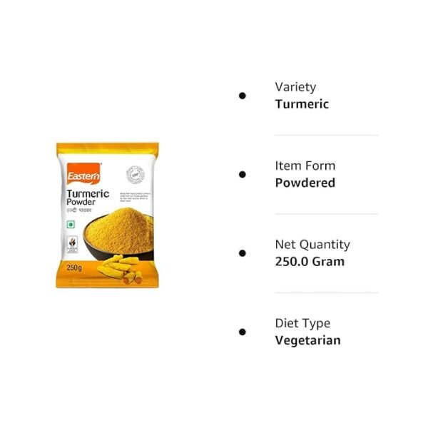 Eastern Turmeric (Pasupu),పసుపు,Haldi Powder | 100 Grams | No Added Preservatives & Colours - Image 5