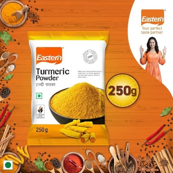 Eastern Turmeric (Pasupu),పసుపు,Haldi Powder | 100 Grams | No Added Preservatives & Colours - Image 4