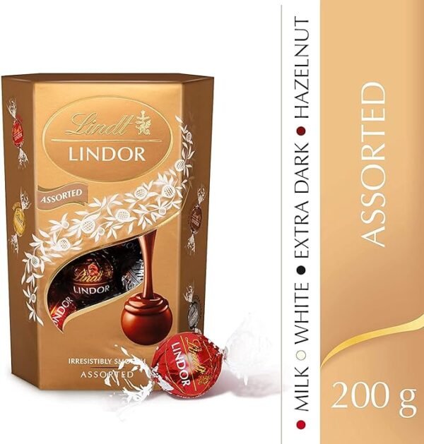 Lindt LINDOR Assorted Chocolate Truffles, 7.05 oz ℮ 200 g - Image 3