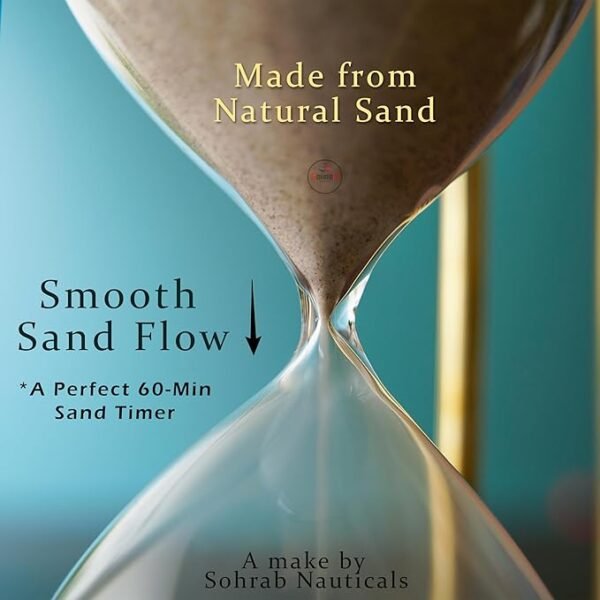 SOHRAB NAUTICALS 60 Minutes Sand Timer and hourglass - Image 2