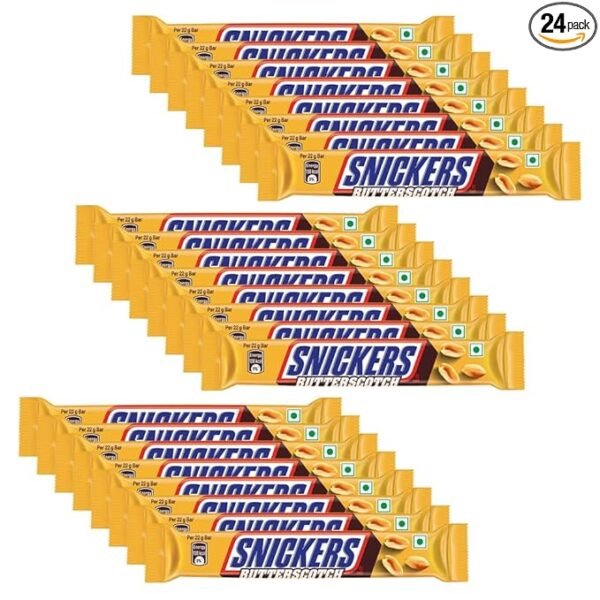 Snickers Butterscotch Flavour Peanut Chocolate Bar 1