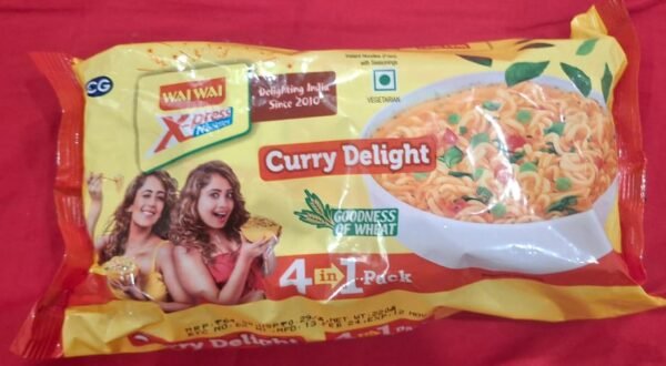 Wai Wai Xpress noodles Curry Delight